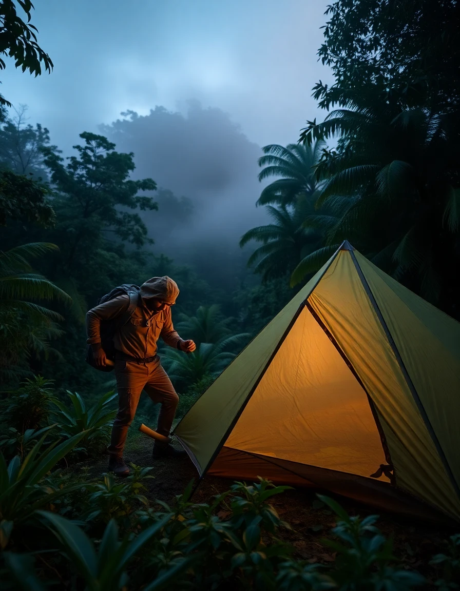Passo a passo acampamento na selva capa