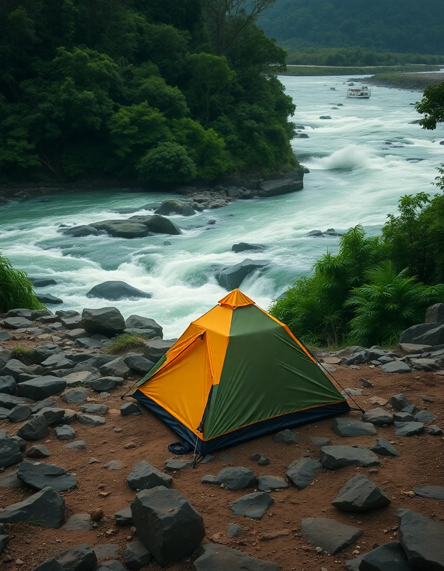 6 erros ao acampar perto de rio caudaloso capa