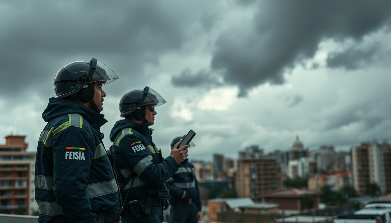 Defesa Civil alerta para temporal em Santa Catarina: riscos 